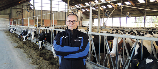 Christian Scheers met DeLaval Cow Cooling