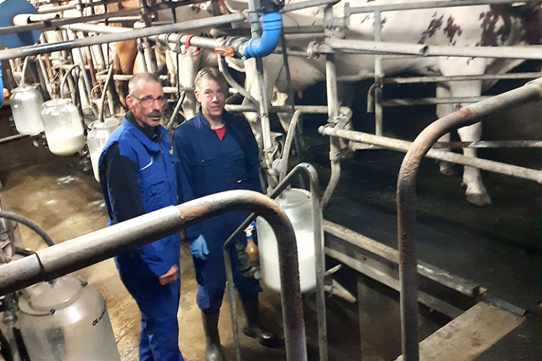 Gerenoveerde DeLaval-melkstal bij familie Neerlaar