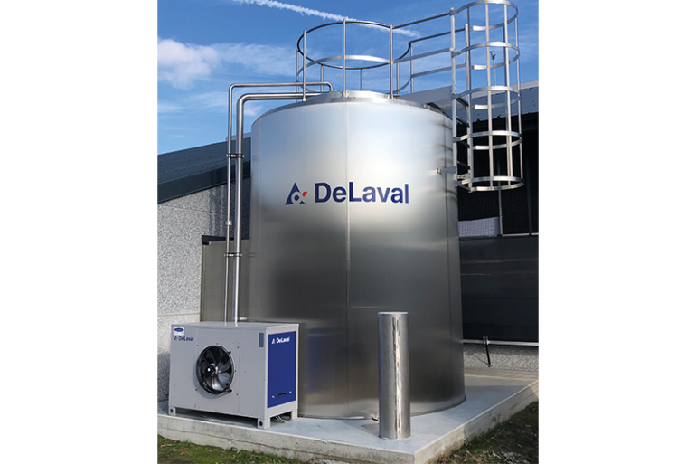 DeLaval-koeltank bij Van Den Berghe