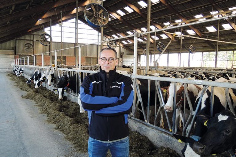 Christian Scheers met DeLaval Cow Cooling