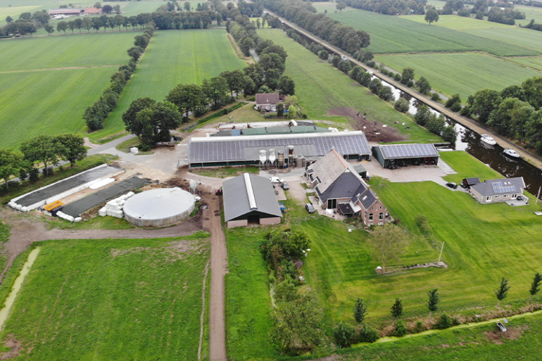 Melkveehouderij Hazenberg in Rotstergaast