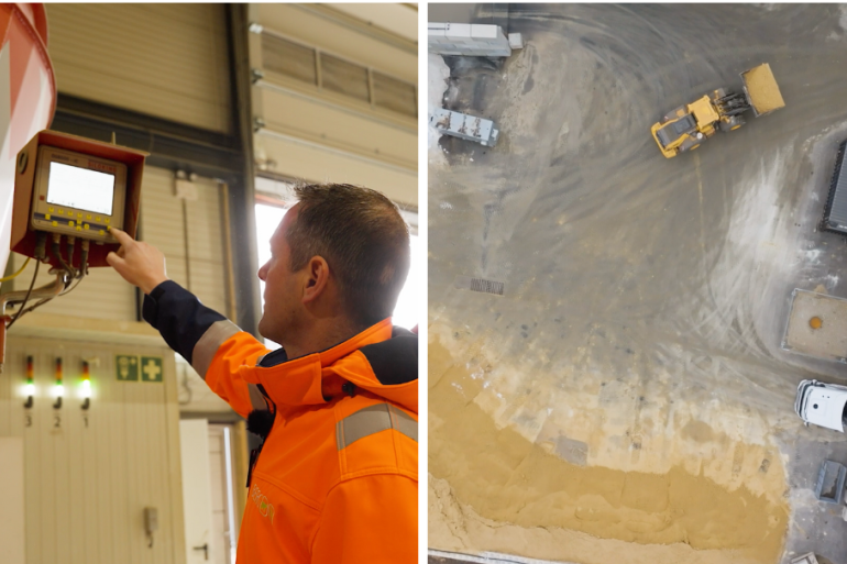Wichert Steert meng installatie bediend