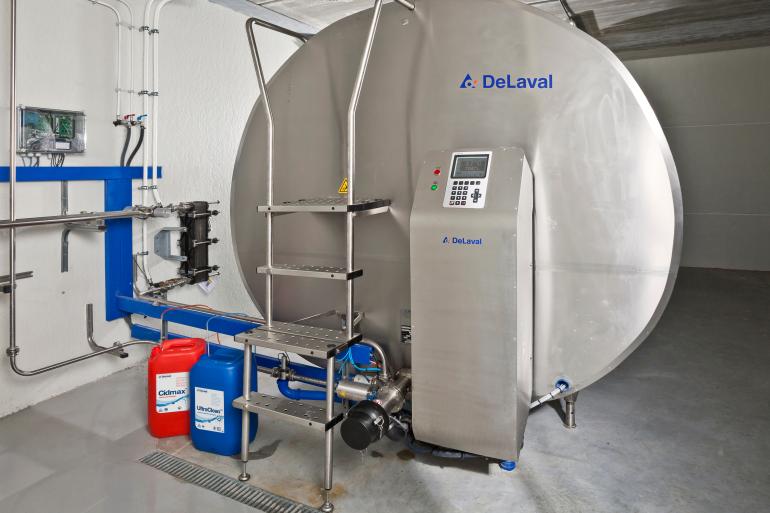 DeLaval horizontale koeltank