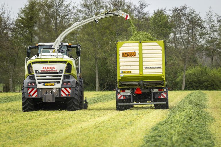 Snelle Lente Rogge ophalen met hakselaar
