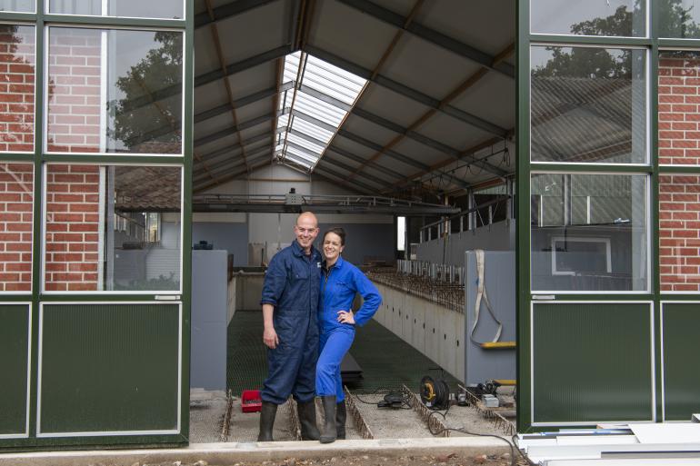 Stef en Stefanie bij sta